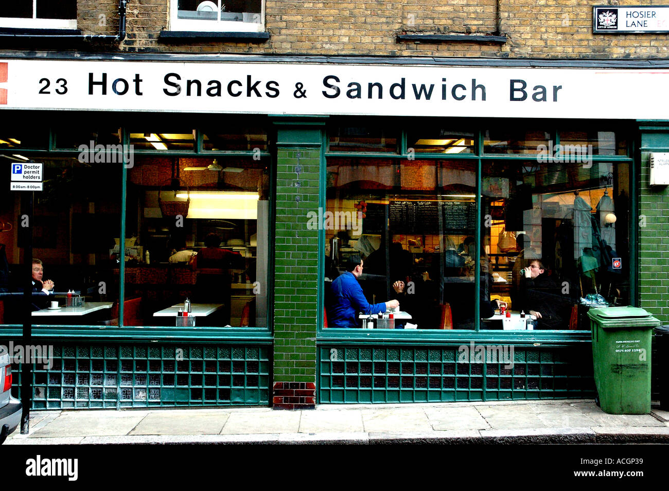 London Cafe Greasy Spoon Stock Photo Alamy