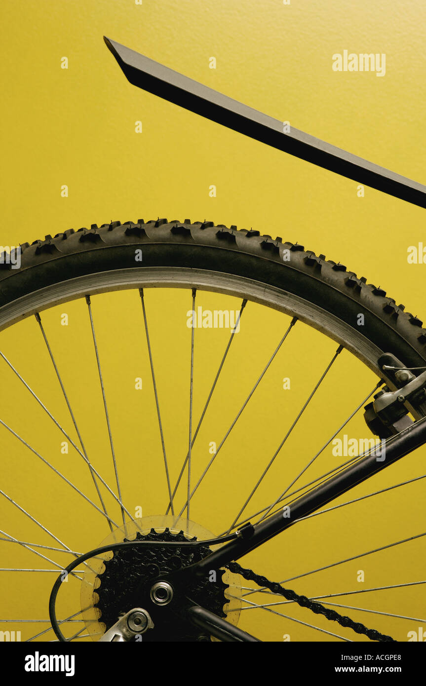 yellow bike wheels
