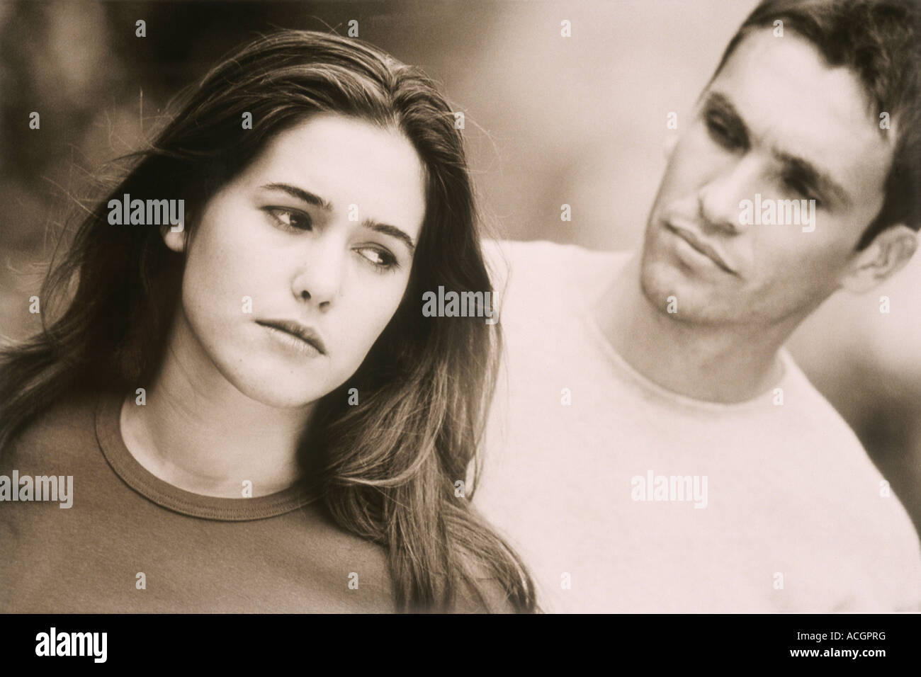Portrait couple black and white Stock Photo - Alamy