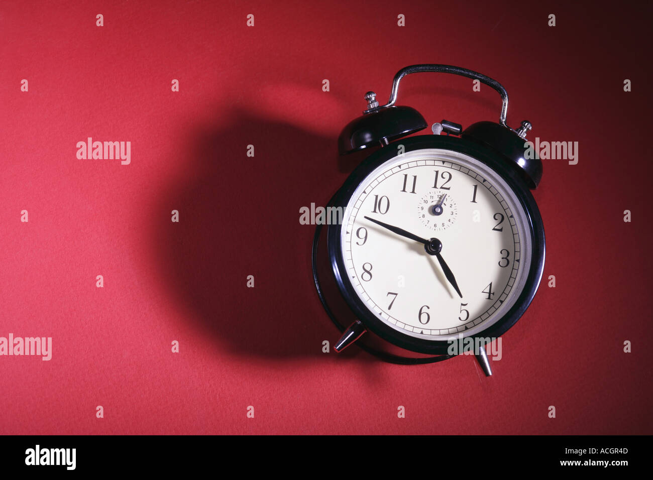 Old fashioned alarm clock Stock Photo Alamy