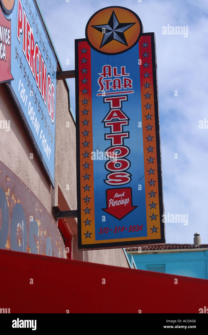 Venice beach tattoo shop hi-res stock photography and images - Alamy