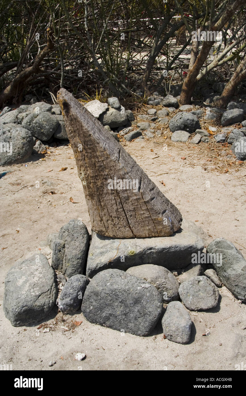 Sun dial at Los Gatos Beach Zihuatanejo Mexico Stock Photo Alamy