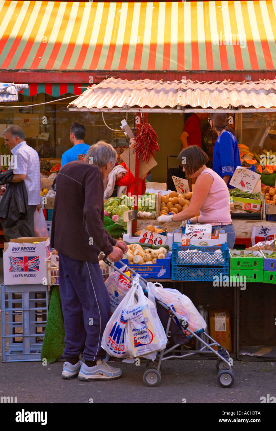 Portobello Road market London England UK Stock Photo Alamy