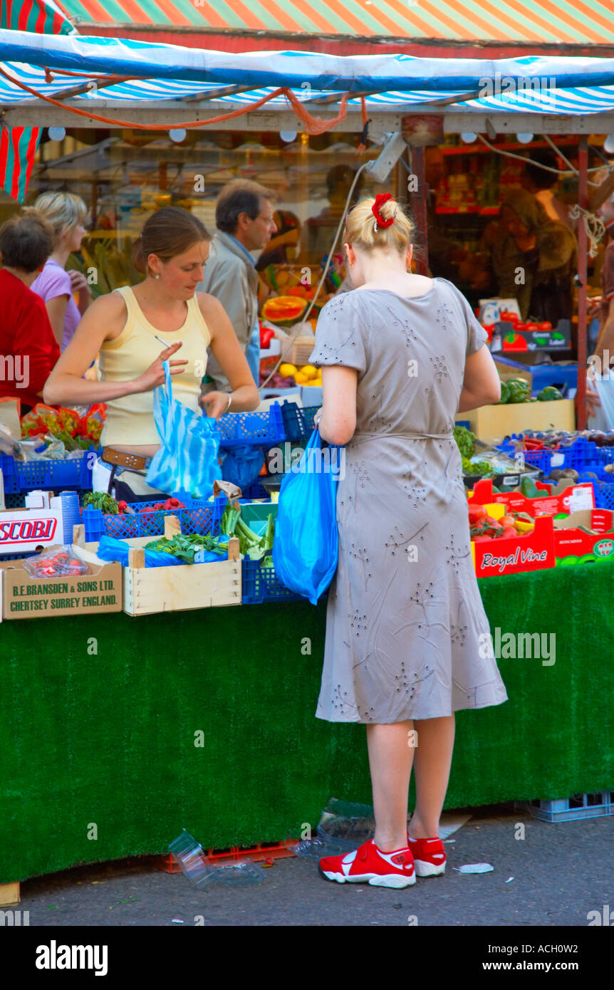 Portobello Road market London England UK Stock Photo Alamy