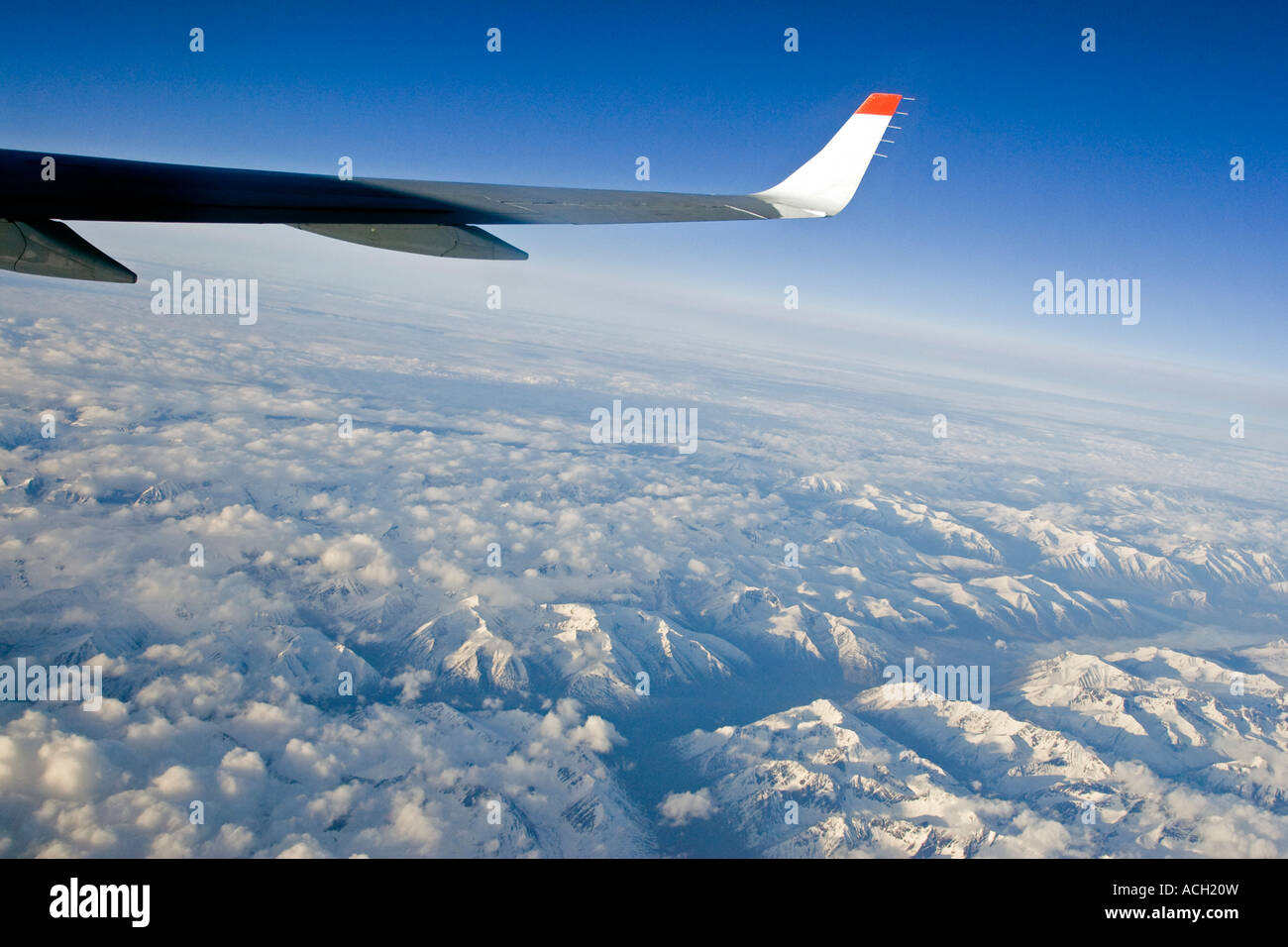 Airplane wing tip view hi-res stock photography and images - Alamy