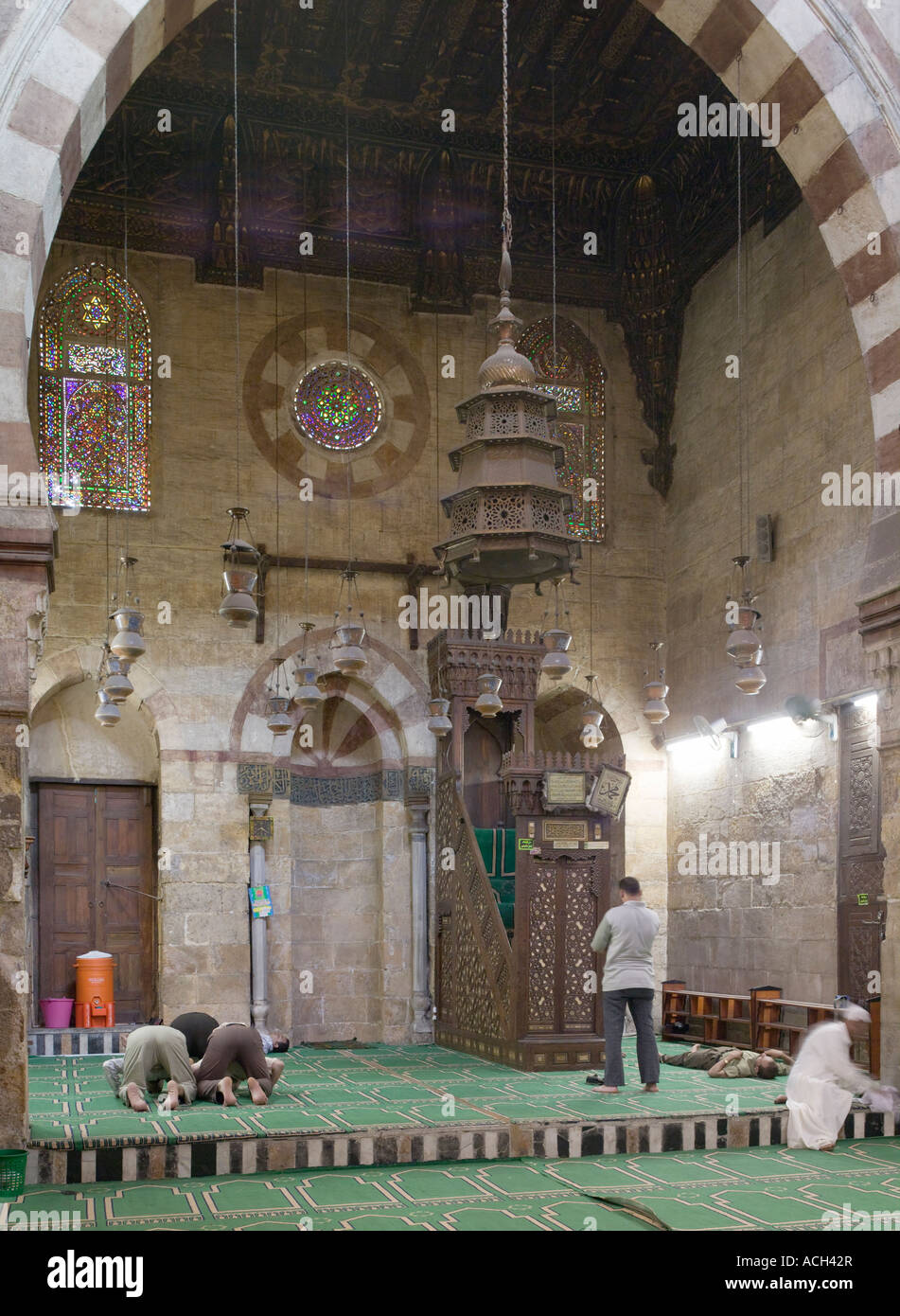 Mosque of Qadi Yahya at al-Azhar Street, Cairo, Egypt Stock Photo