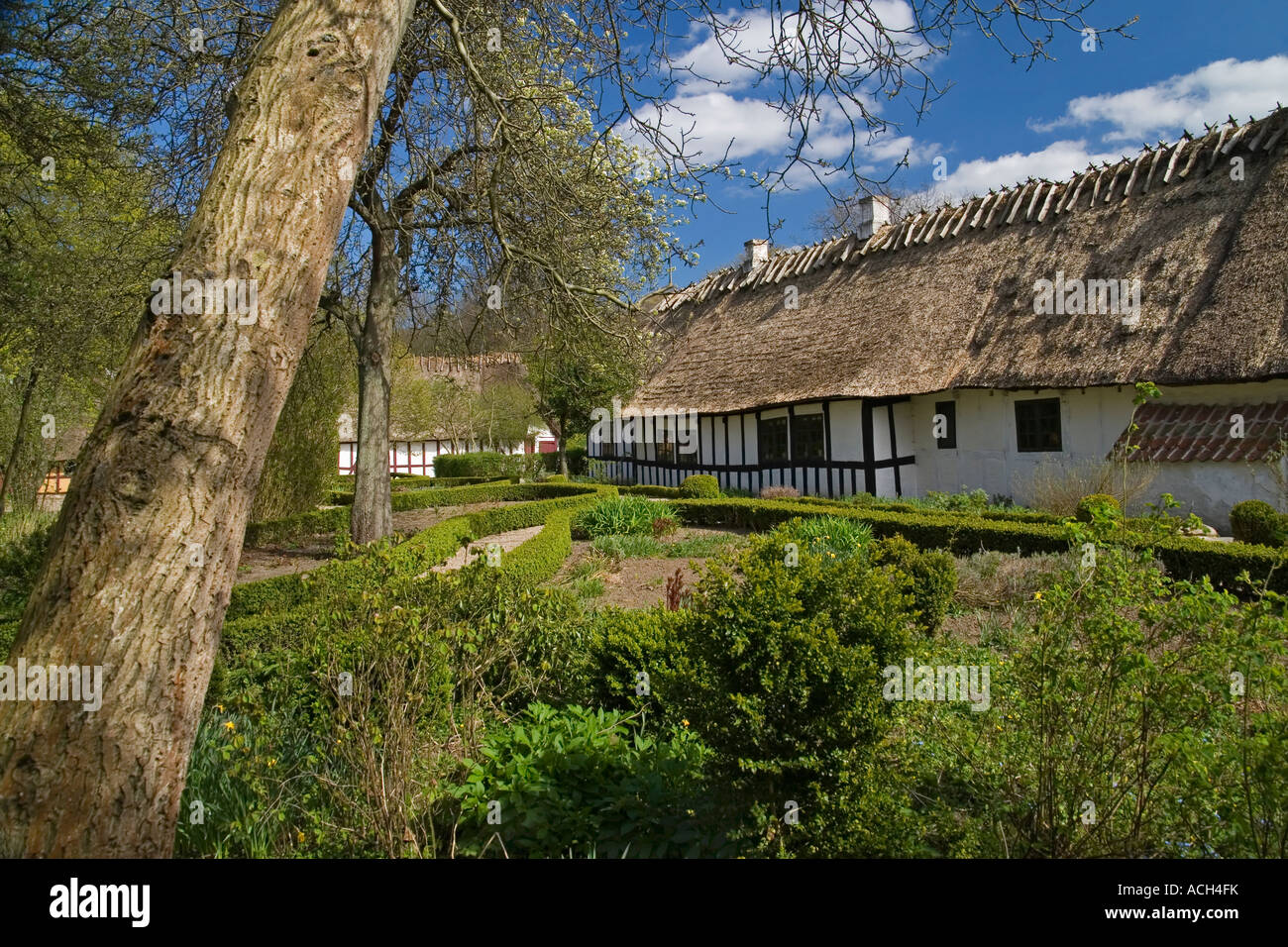 19th century Danish farm house with original garden The Funen Village