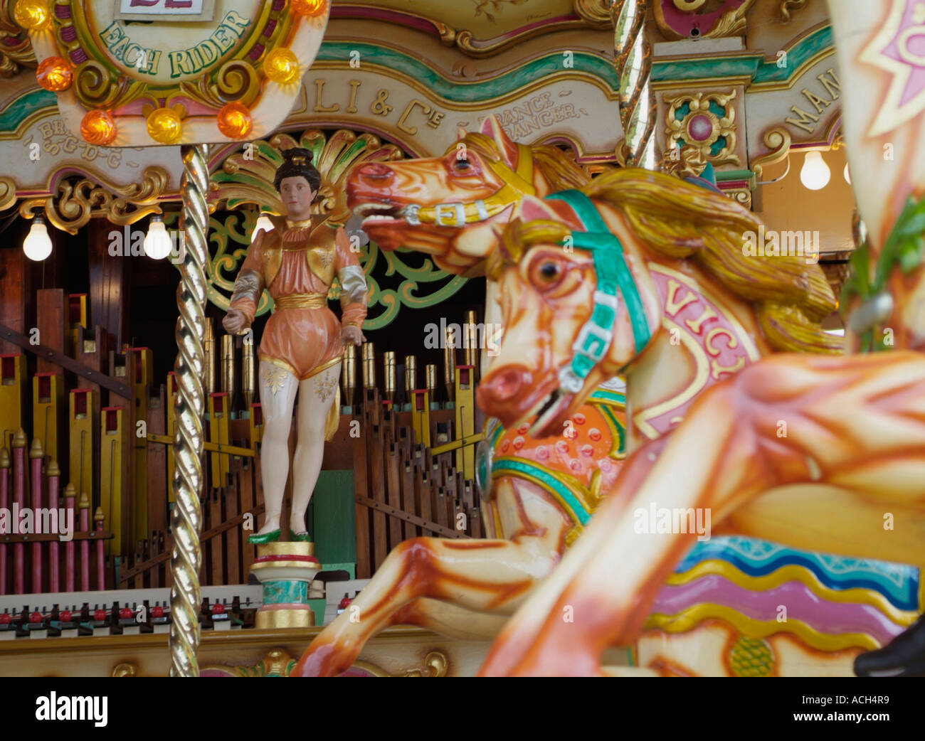 Victorian Carrousel Stock Photo
