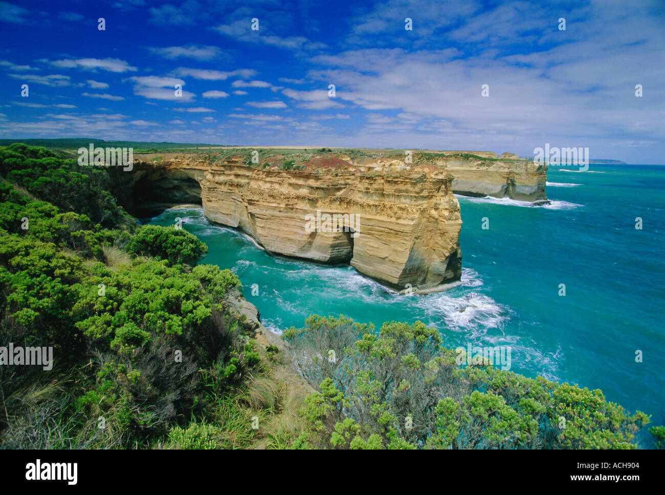 Loch Ard on the rapidly eroding coatline of Port Campbell