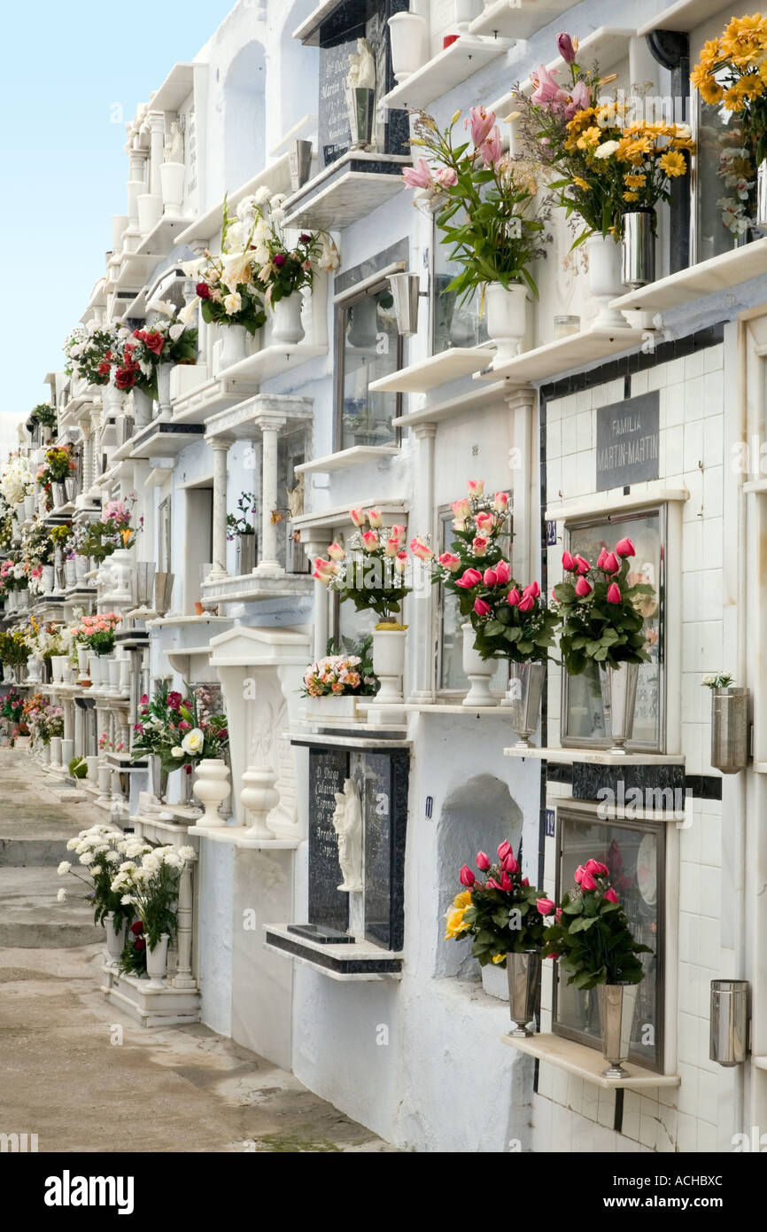 Frigiliana Spanish cemetery Stock Photo Alamy