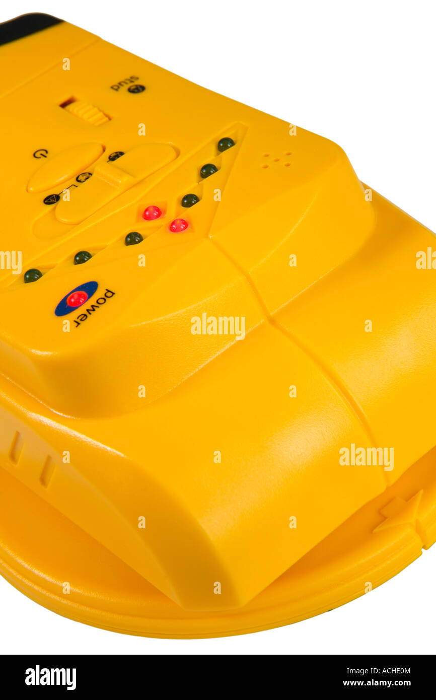 Wall stud finder Stock Photo