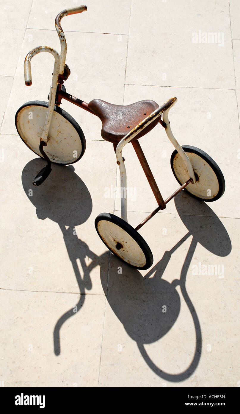 A Kiddies bike. Old design. Picture by Patrick Steel patricksteel Stock Photo