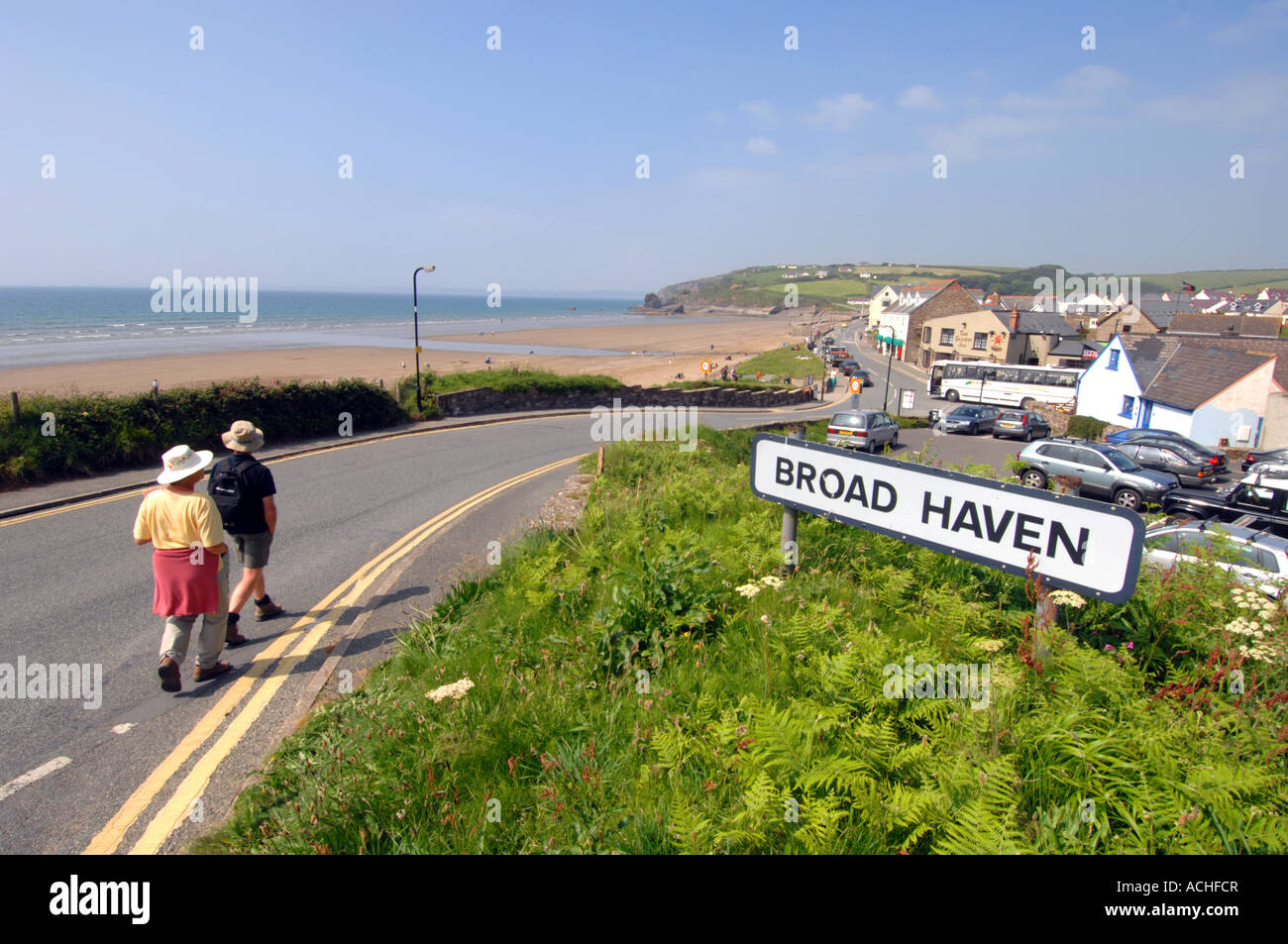 Broad Haven, Pembrokeshire, Wales Stock Photo Alamy