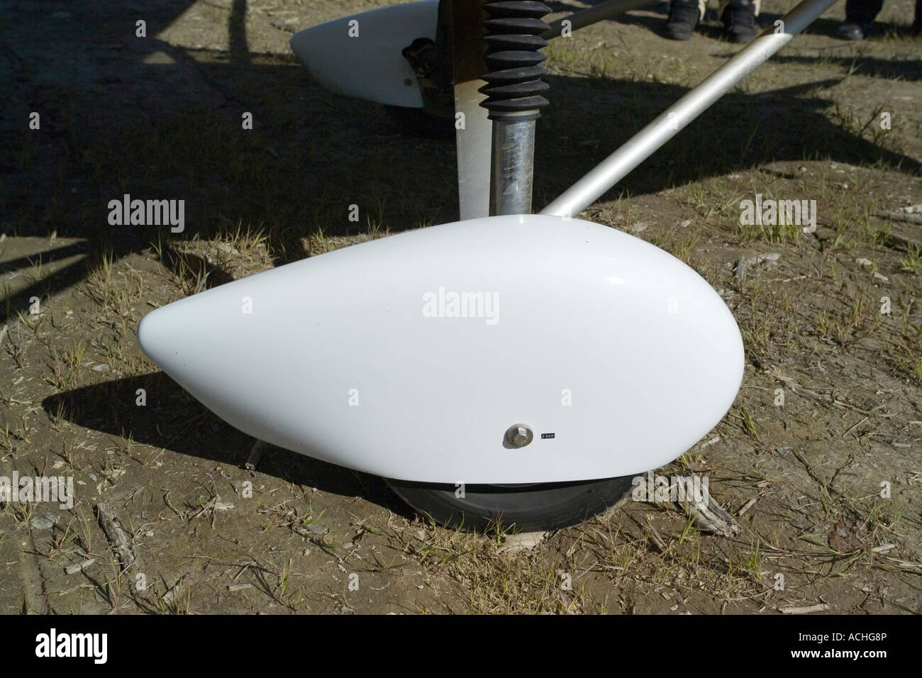Kit aeroplane landing gear on ground, Finland Stock Photo - Alamy