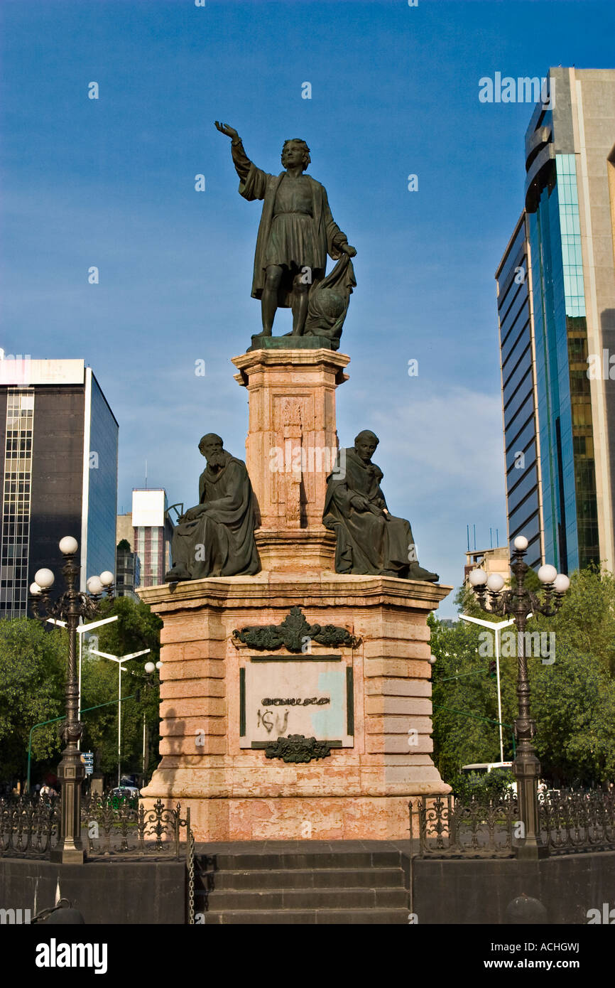 The Columbus statue in Mexico City, Mexico Stock Photo Alamy