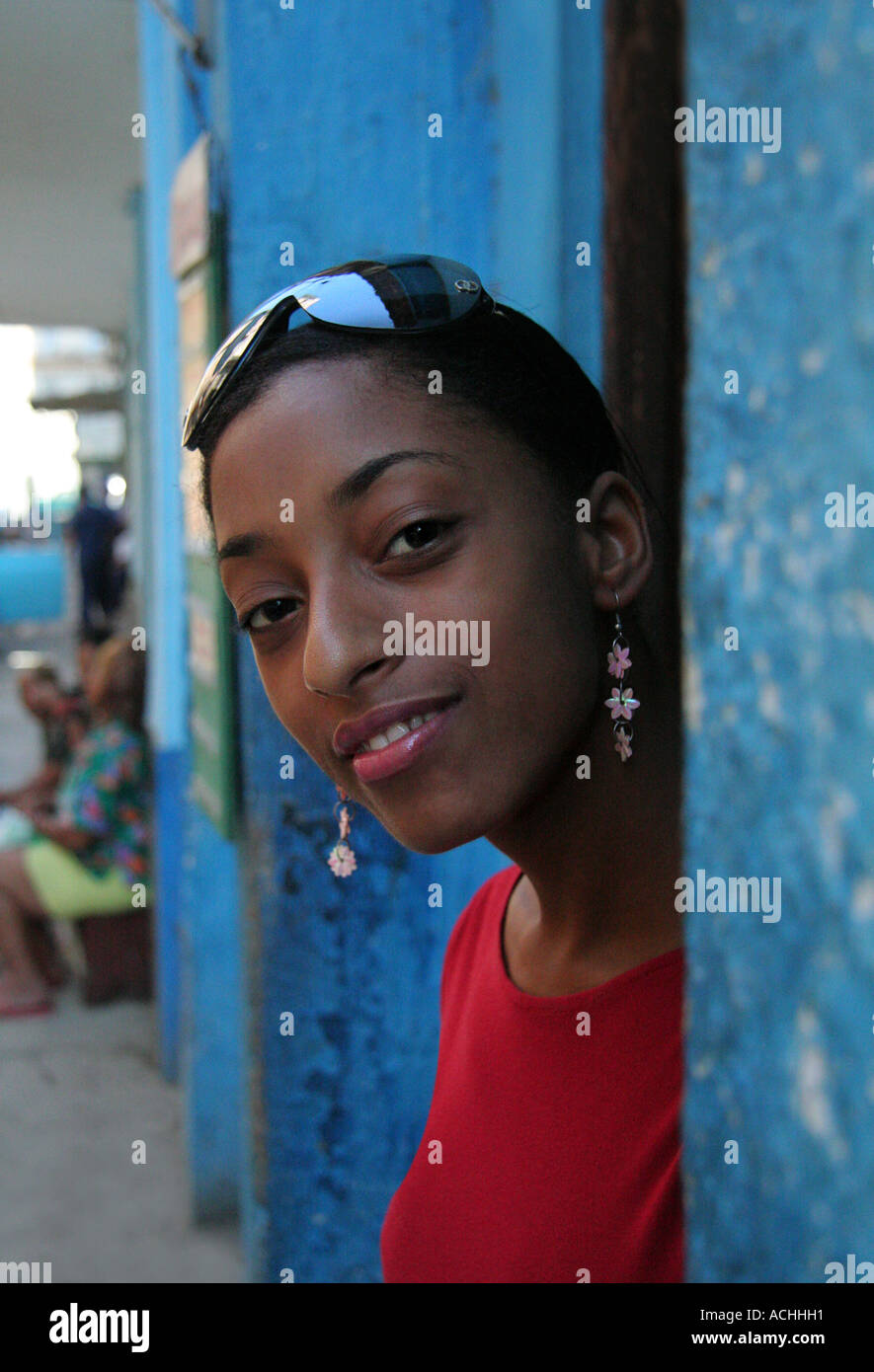 A young cuban prostitute Stock Photo