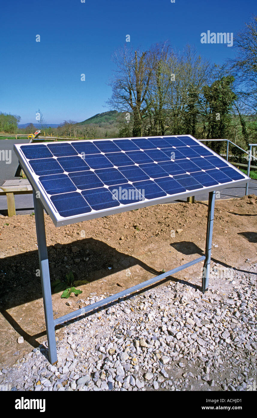 Solar panel National Botanic Gardens of Wales Wales UK Stock Photo Alamy