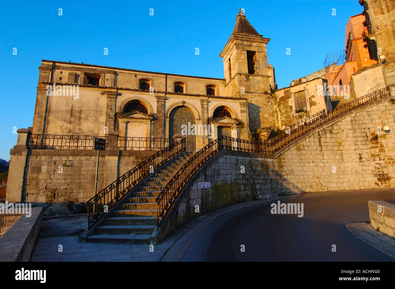 Chiesa delle scale Ragusa Italy Stock Photo