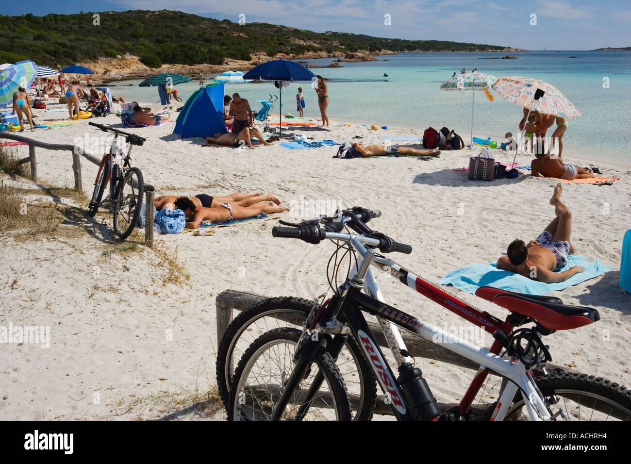 Cala Brandinchi Beach eastcoast Sardinia Italy Stock Photo - Alamy