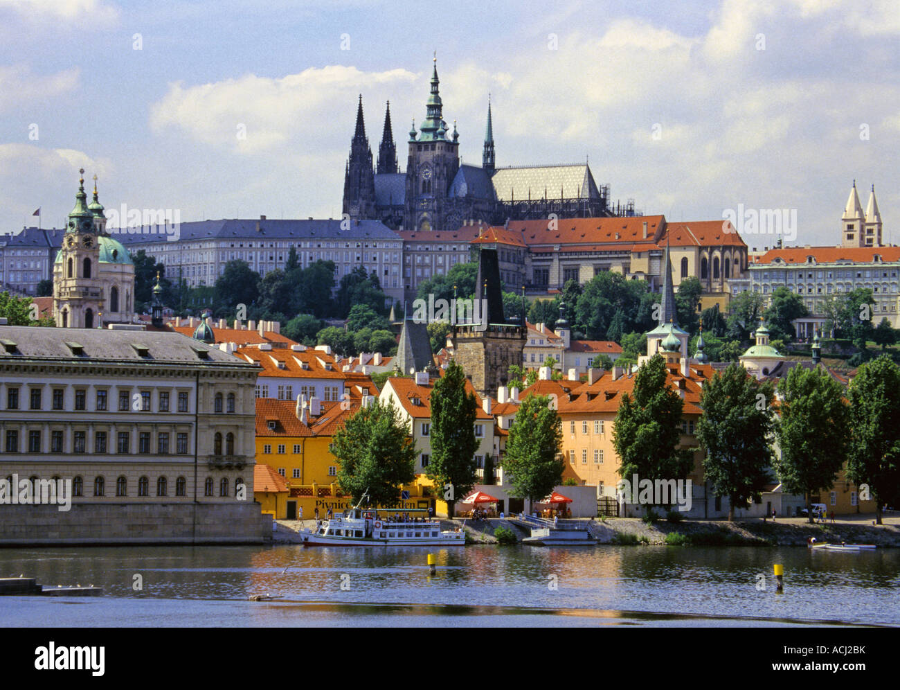 Visiting prague boat hi-res stock photography and images - Alamy