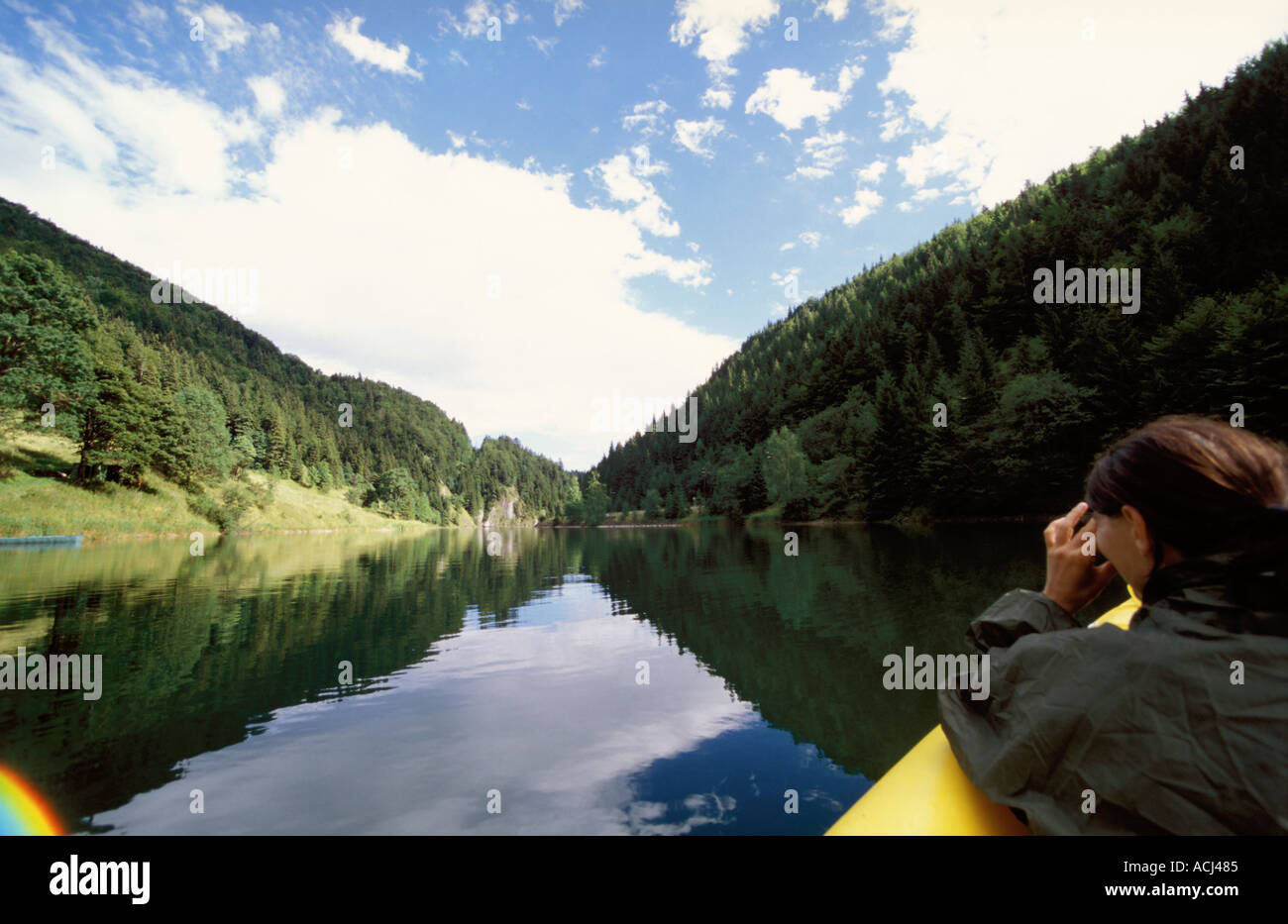 Palcmanska Masa Lake in National Park Slovensky Raj, Slovakia Stock Photo
