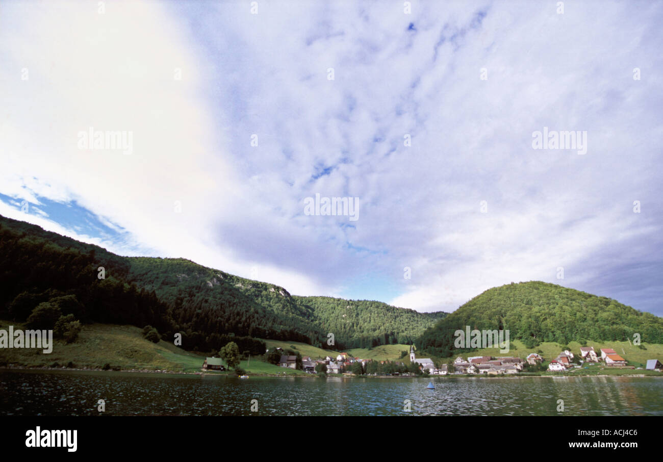Palcmanska Masa Lake in National Park Slovensky Raj, Slovakia Stock Photo