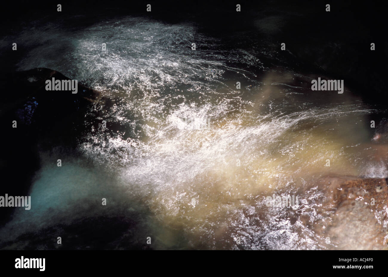 Water abstraction - time Stock Photo