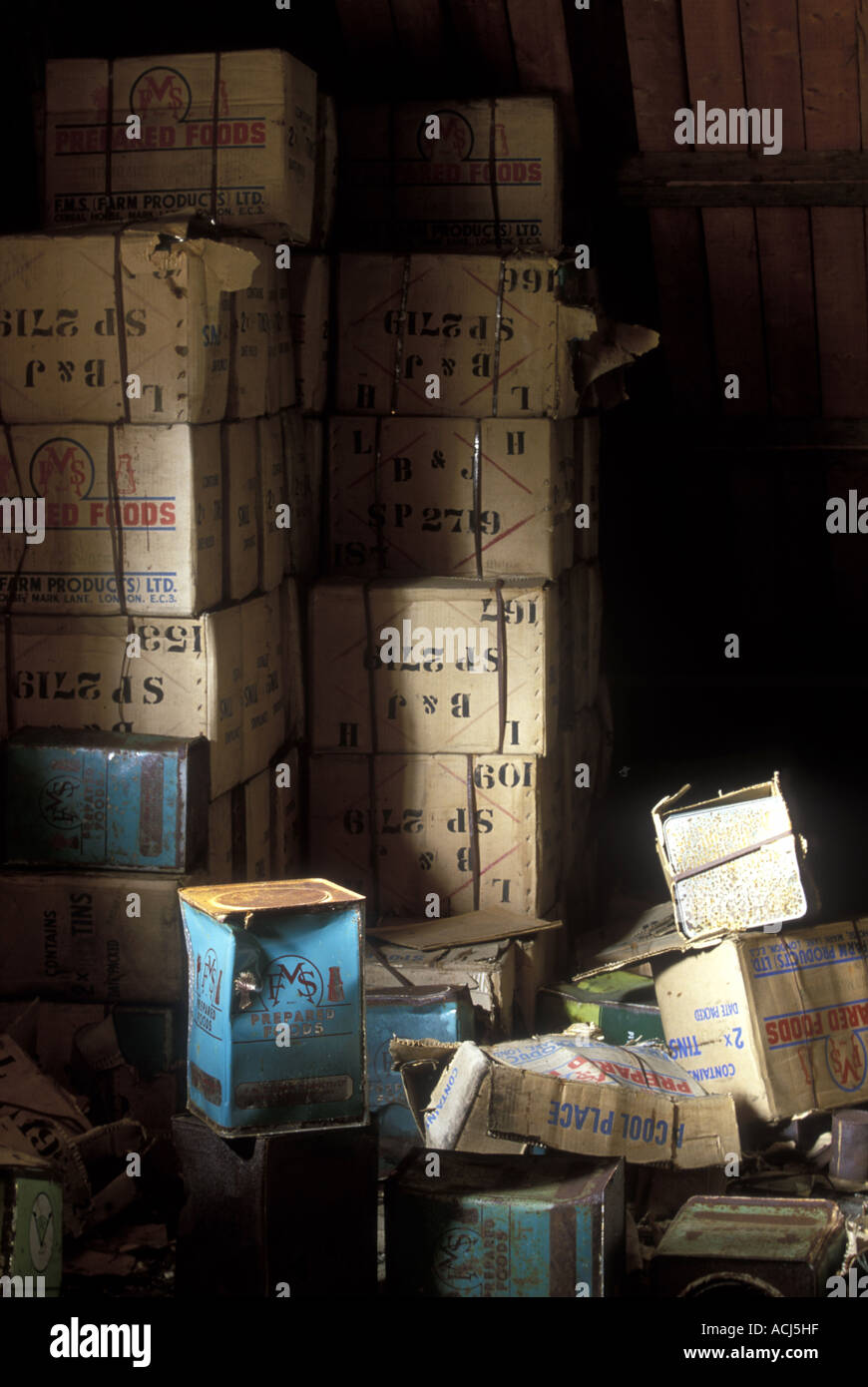 South Island Leith Harbour Supplies inside warehouse at whaling