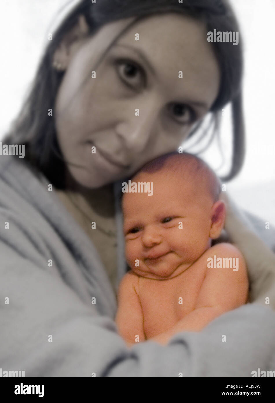 Mother and infant child Stock Photo Alamy