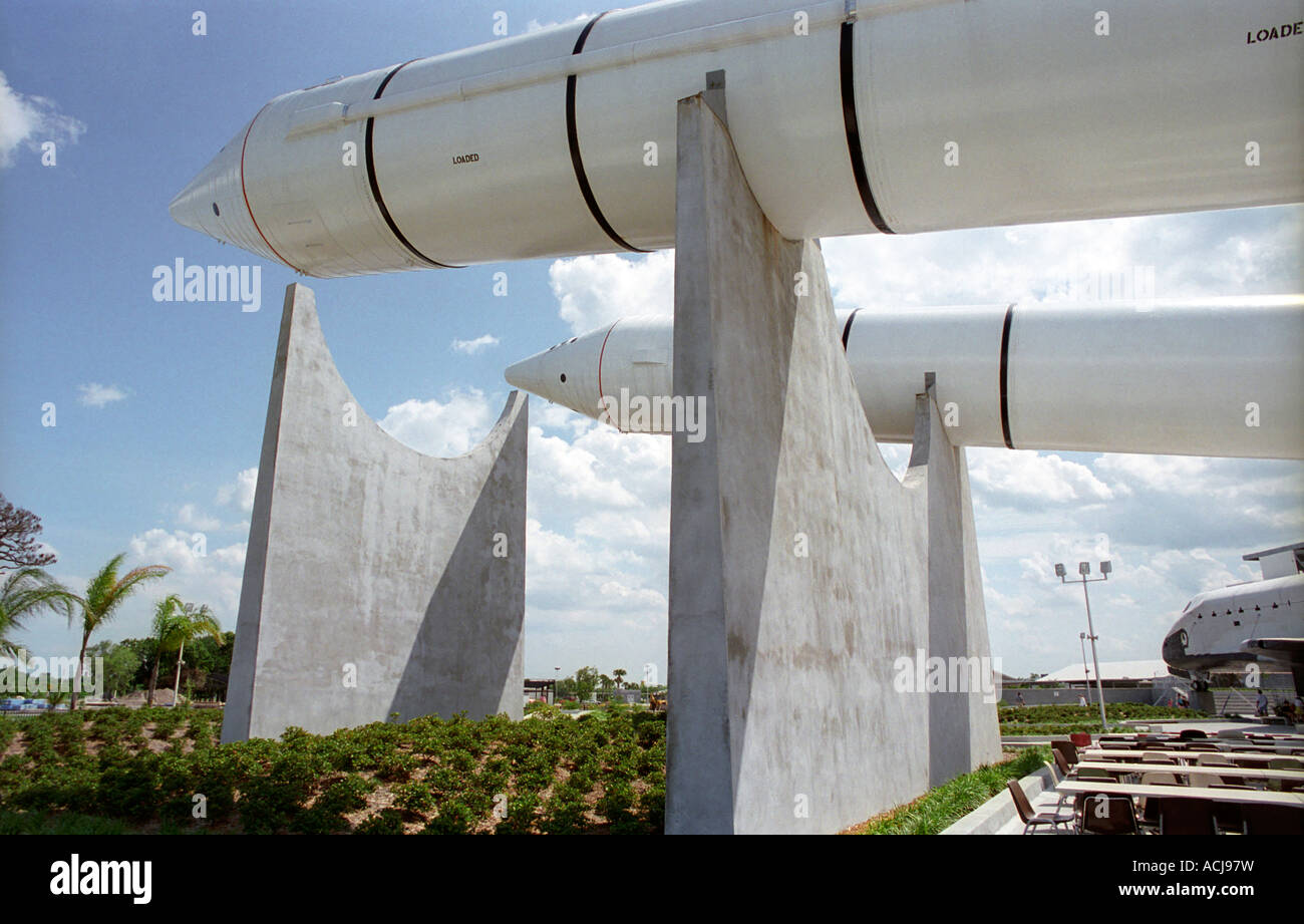 Space shuttle booster rockets Stock Photo - Alamy