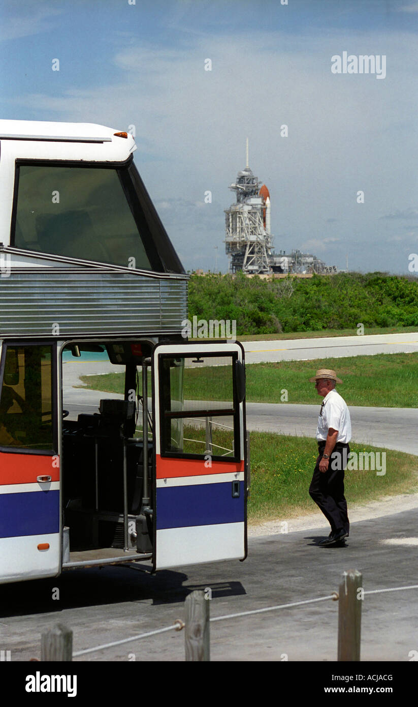 space shuttle launch bus tours