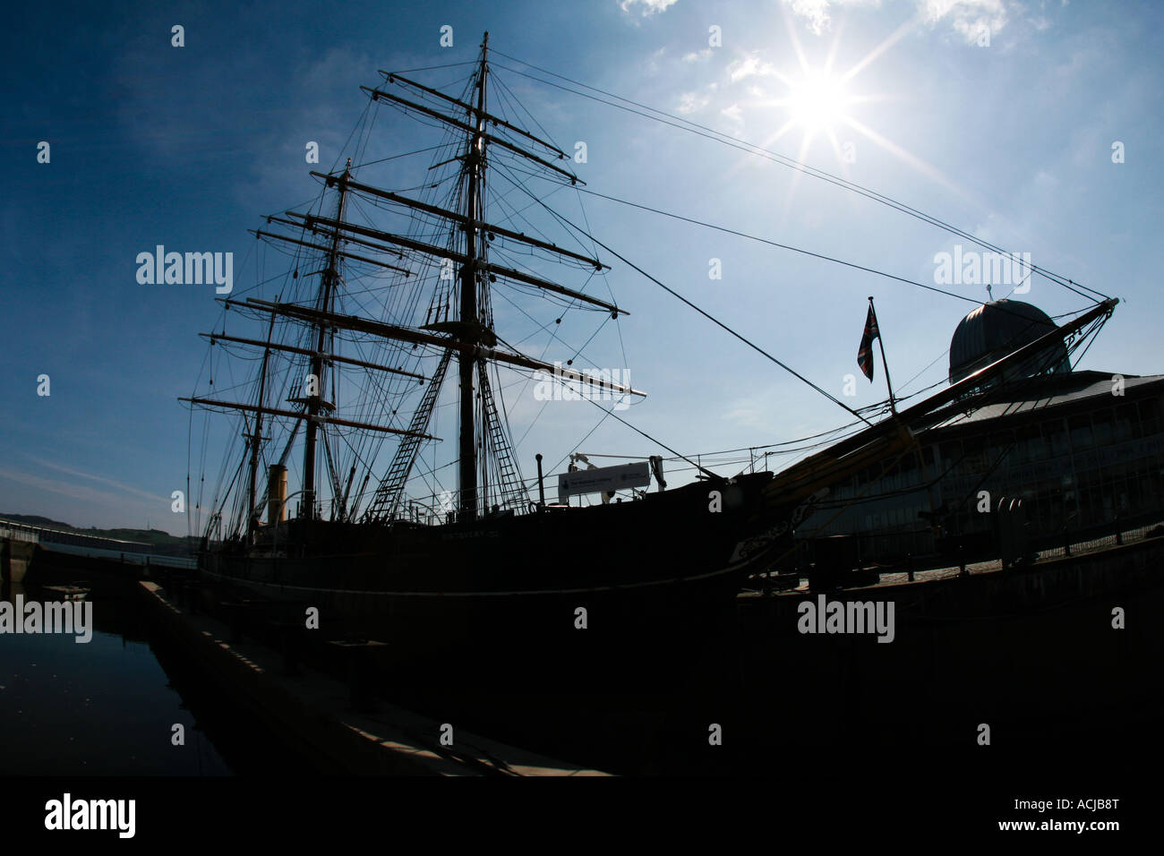 Historic RRS Sailing ship Discovery Riverside Dundee Scotland UK Stock Photo Alamy