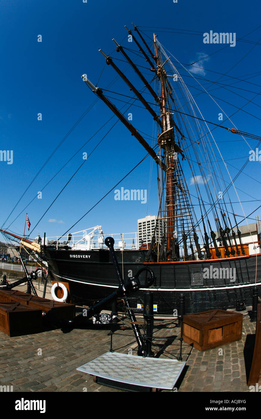 Historic RRS Sailing ship Discovery Riverside Dundee Scotland UK Stock Photo Alamy