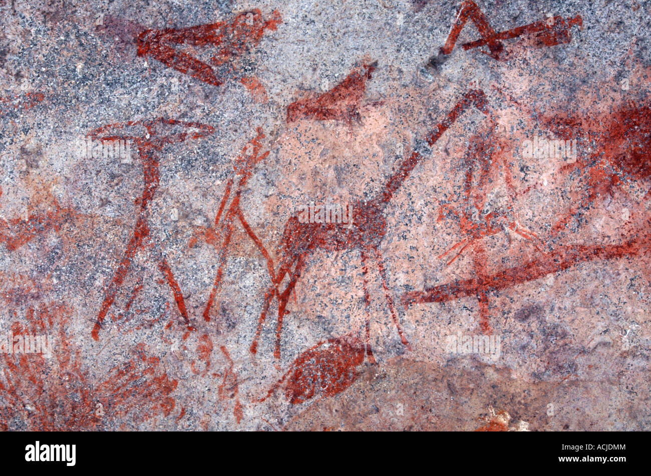 San Rock Art Matobo Hills Stock Photo Alamy