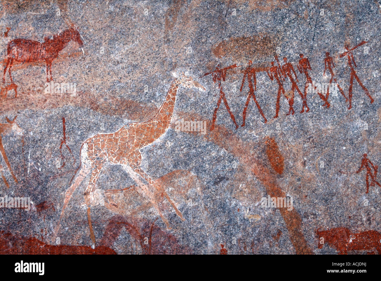 San Rock Art, Matobo Hills Stock Photo