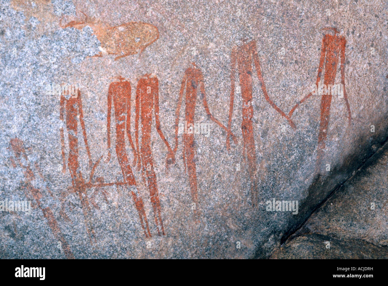 San Rock Art, Matobo Hills Stock Photo