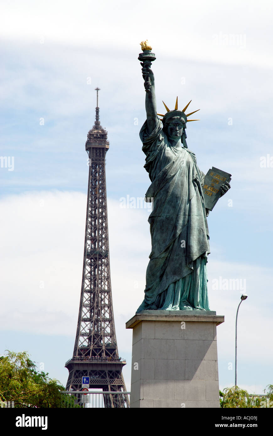 Statue of Liberty Paris Stock Photo Alamy