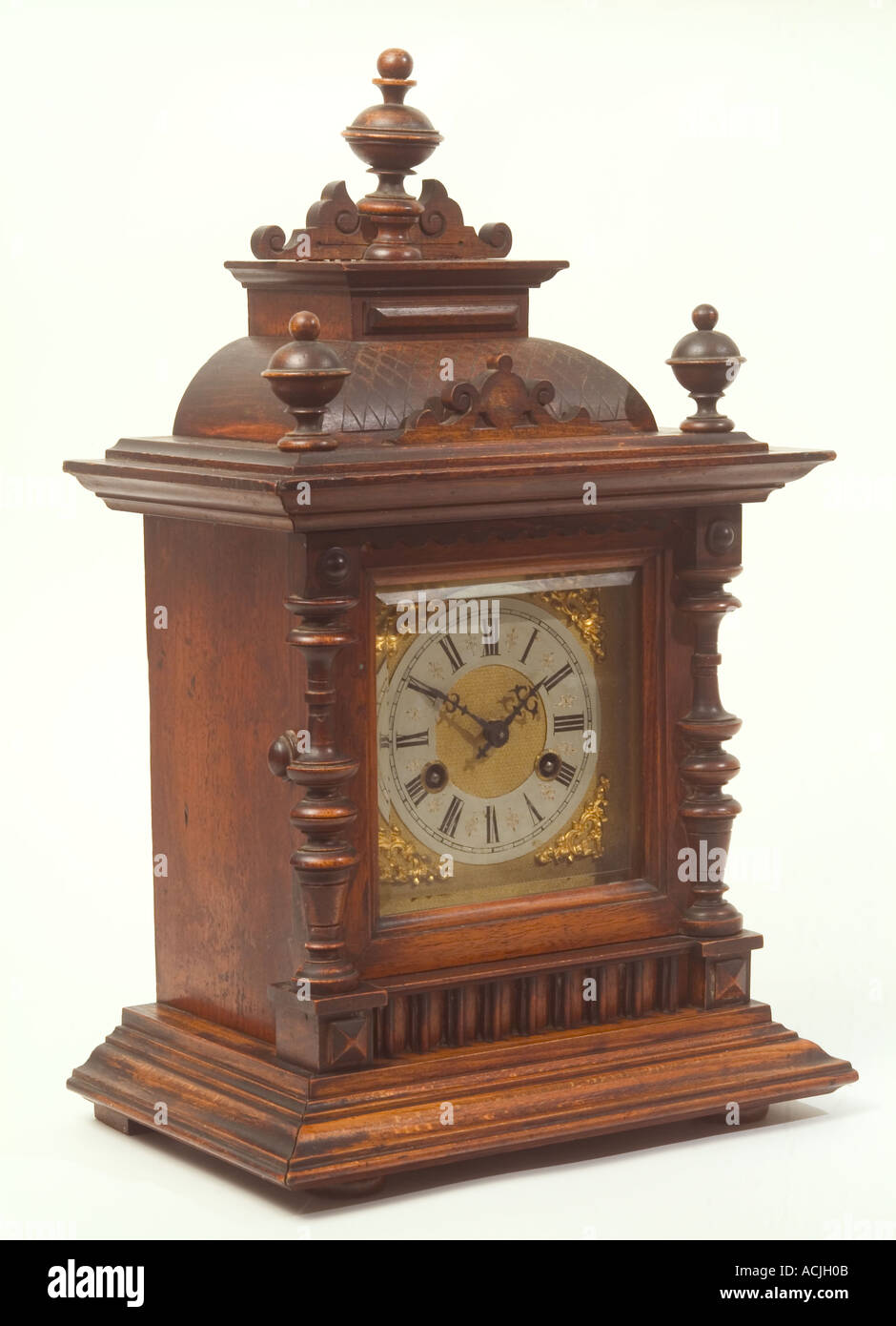 Antique chiming clock circa 1865 Stock Photo Alamy