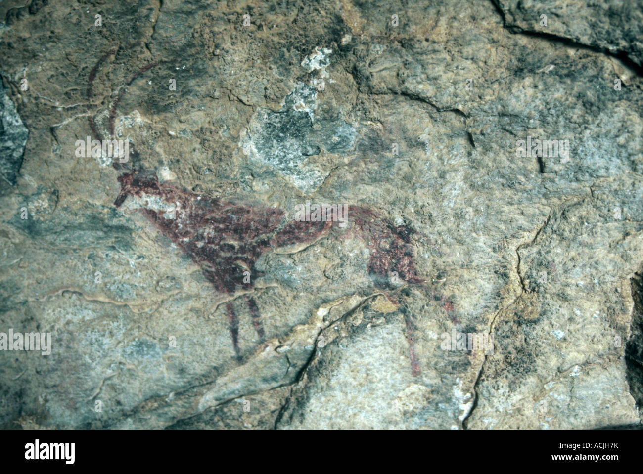 San rock art, Zimbabwe Stock Photo