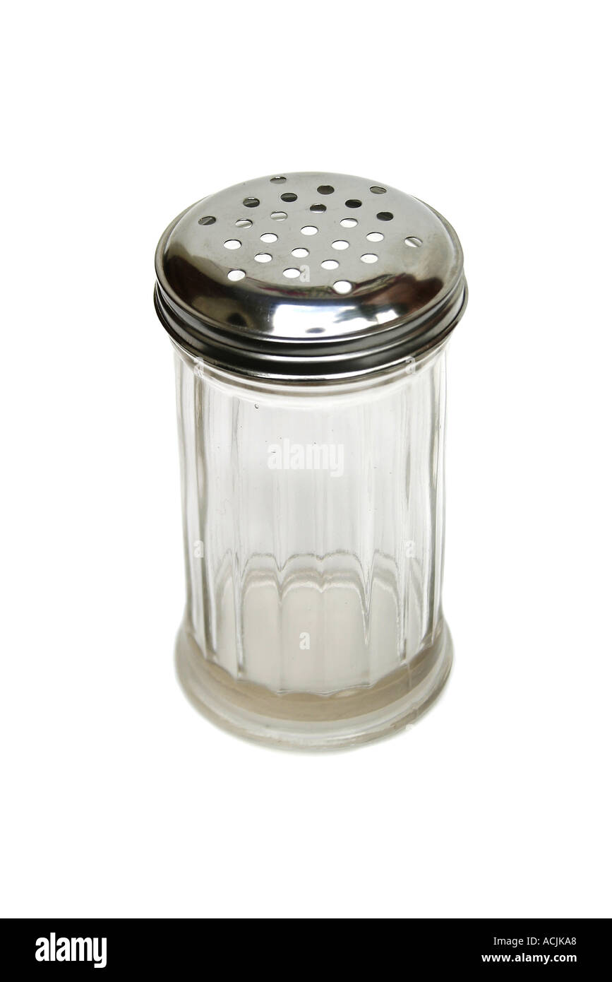 A retro glass sugar dispenser Stock Photo Alamy