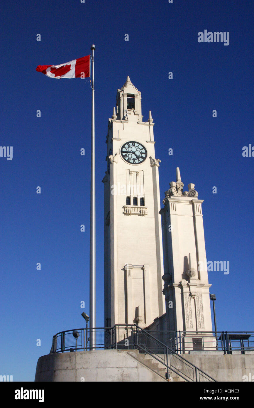 Clock tower, Montreal Stock Photo Alamy