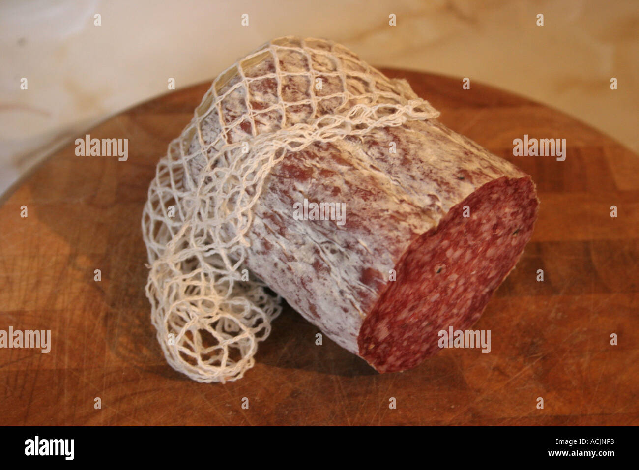 Salami sausage meat. Budapest Hungary Stock Photo Alamy