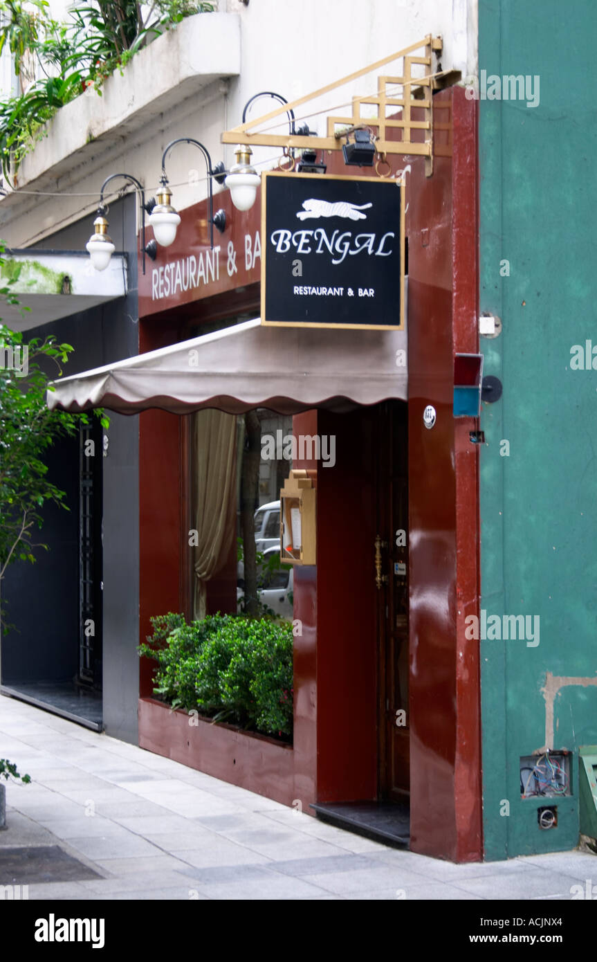 The Restaurant And Bar Bengal Reputed To Have A Very Good Wine List Stock Photo Alamy