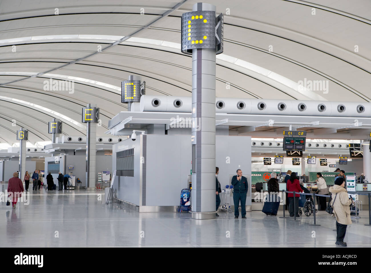 Pearson Airport Terminal 1 Stock Photo Alamy