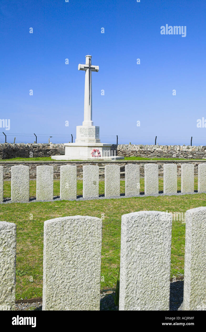 World War I cemetery at Kilchoman, Isle of Islay, Argyll and Bute, Scotland Stock Photo