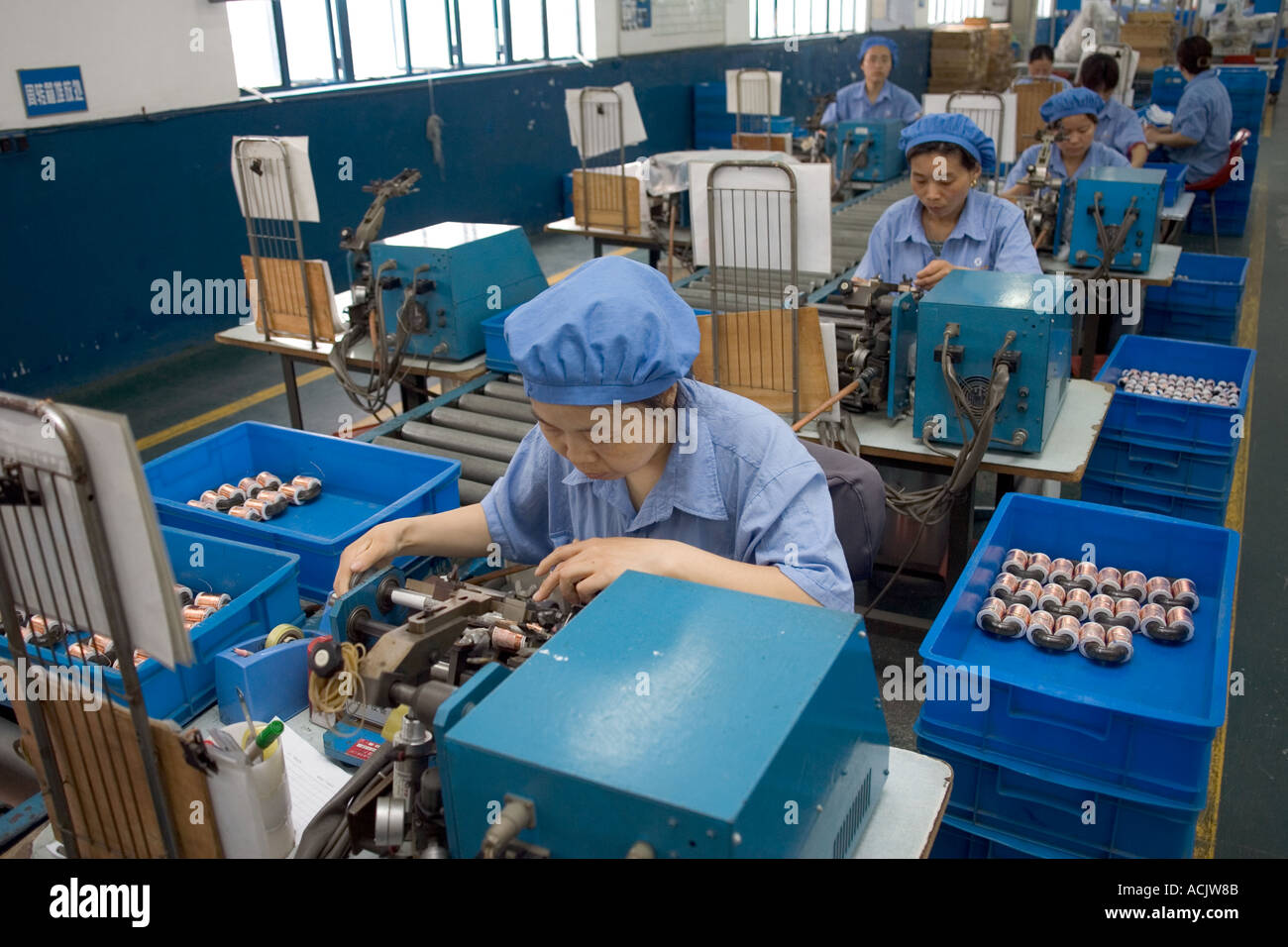 Chinese Electronics Factory Shanghai Stock Photo Alamy
