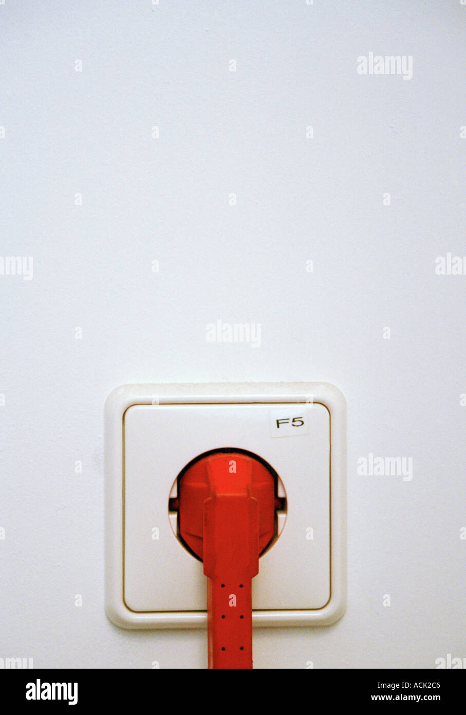A German electrical socket Stock Photo Alamy