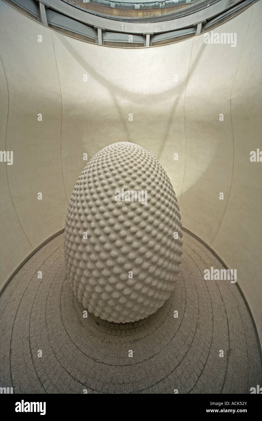 Eden Project St Austel Cornwall England The Seed Sculpture by Peter