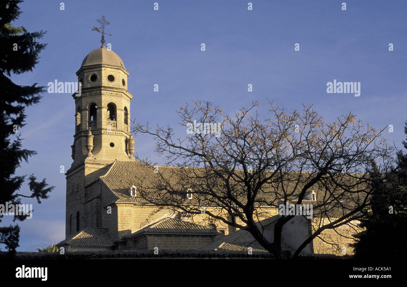 Baeza Cathedral Jaen Andalucia Spain Stock Photo
