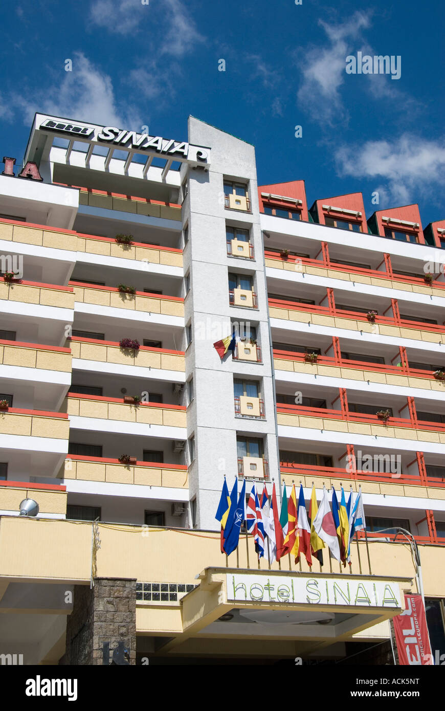 Sinaia, Transylvania, Romania. Hotel Sinaia Stock Photo Alamy